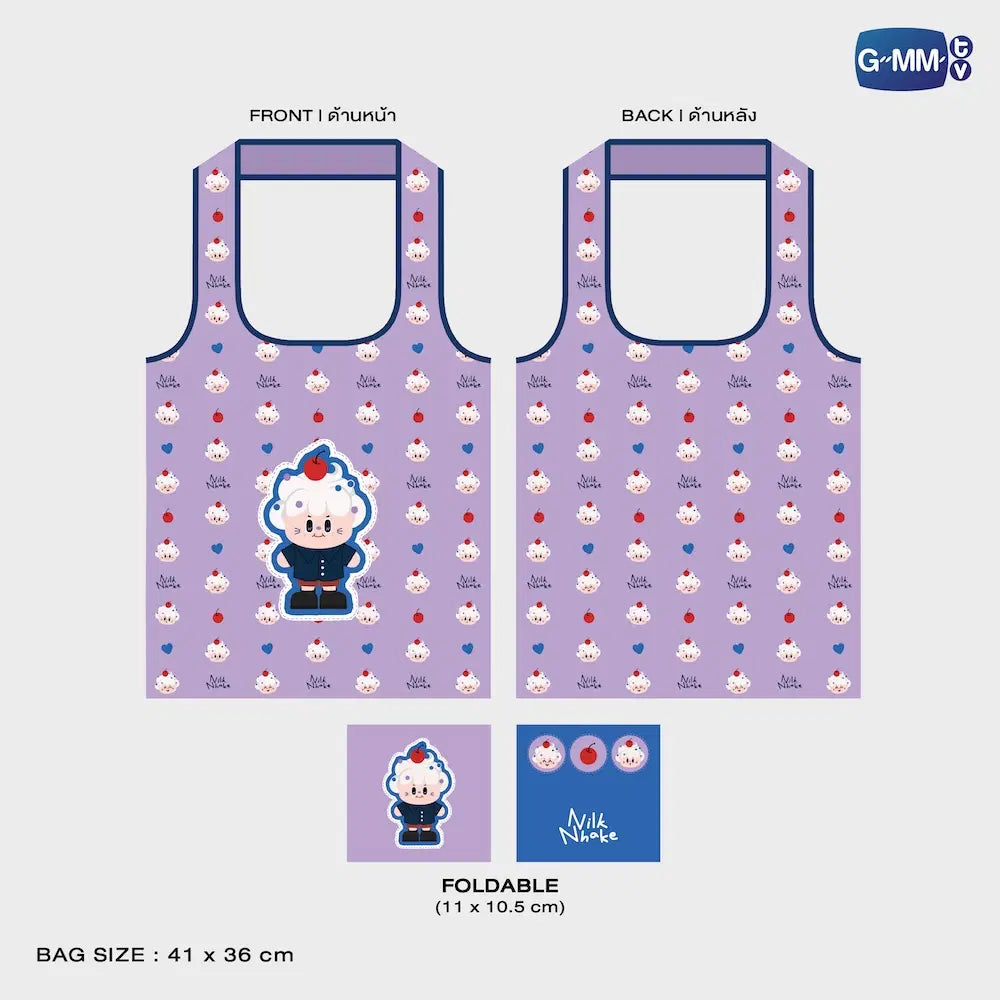 (Preorder) Nilknhake Fandom Character Foldable Bag