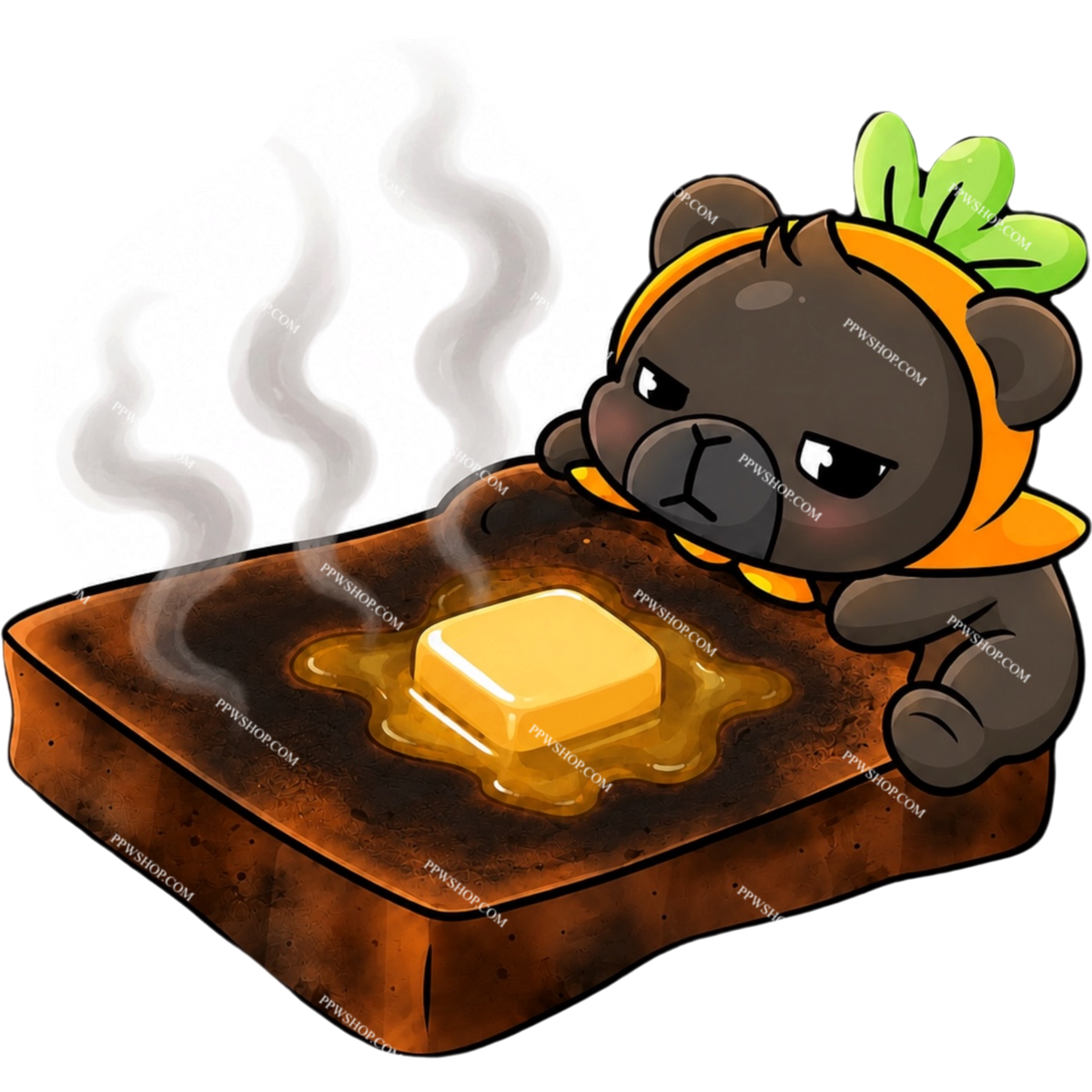 JookKroo Toast Sticker 3”