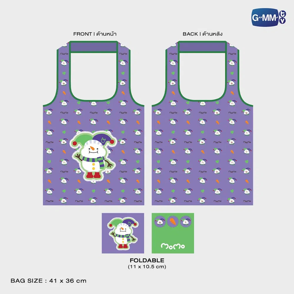 (Preorder) Momo Fandom Character Foldable Bag