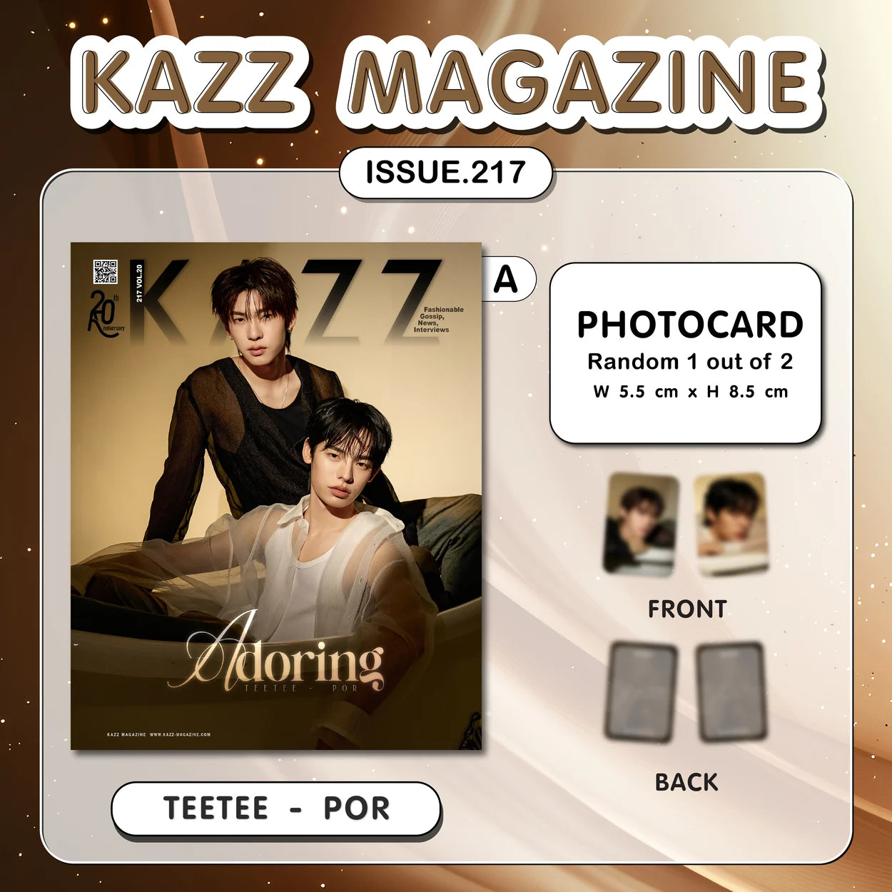(Preorder) KAZZ 217 Adoring – TeeteePor