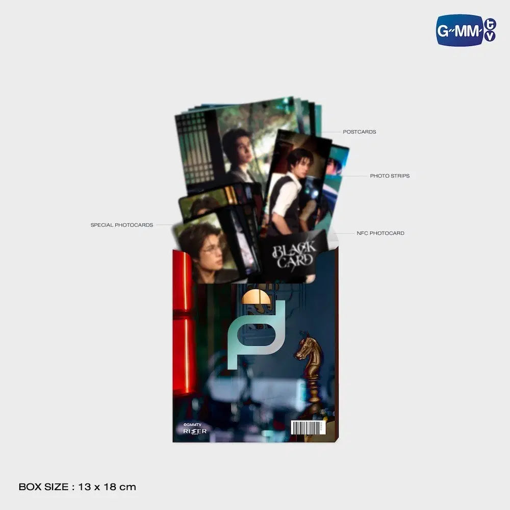 (Preorder) Phuwin Black Card Photo Set