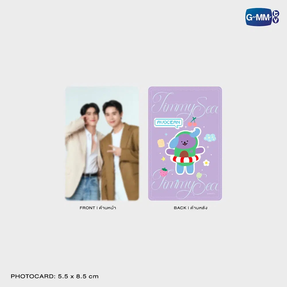 JimmySea Acrylic Magnetic Card Holder with Photocard