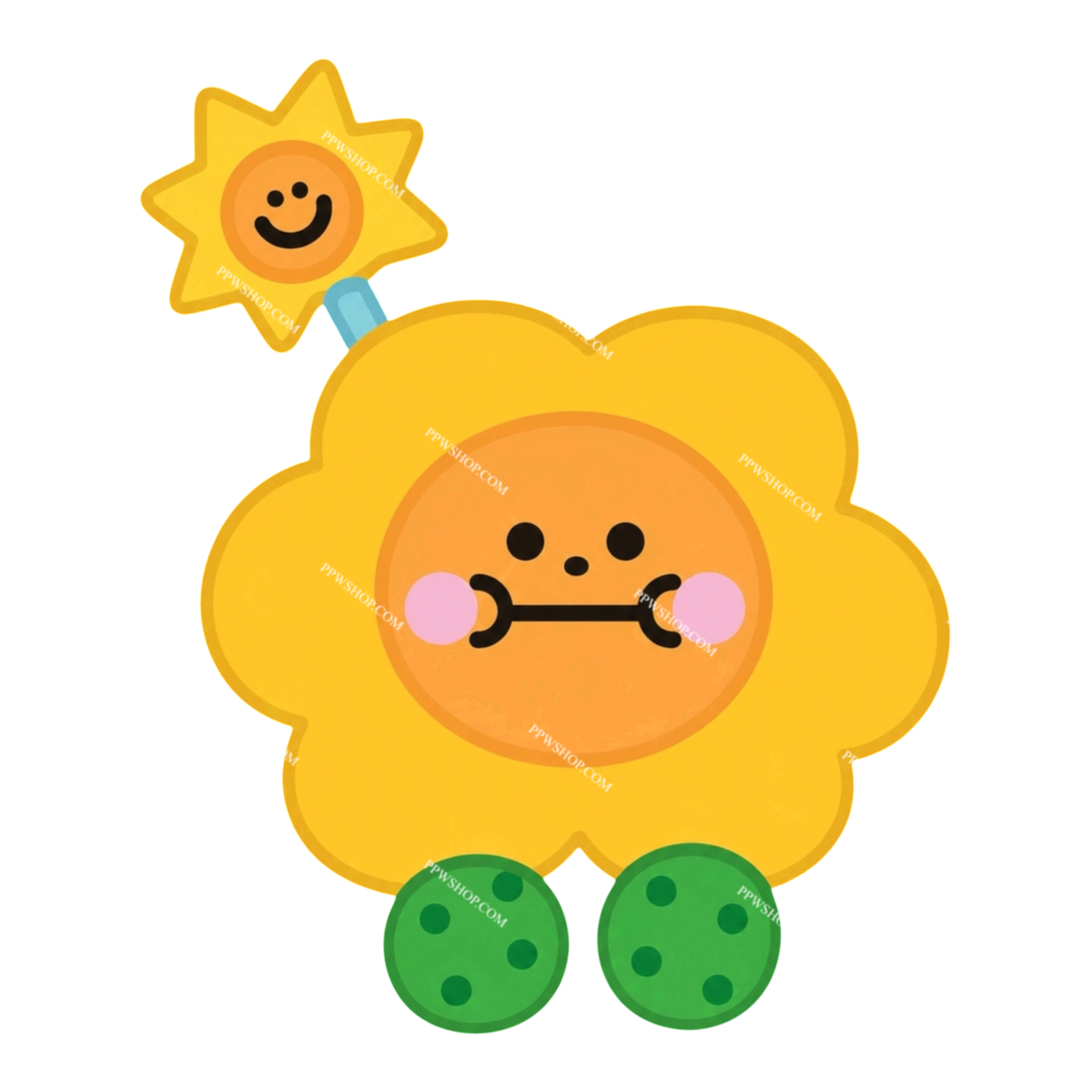 Jaidee Sitting Sticker 3”