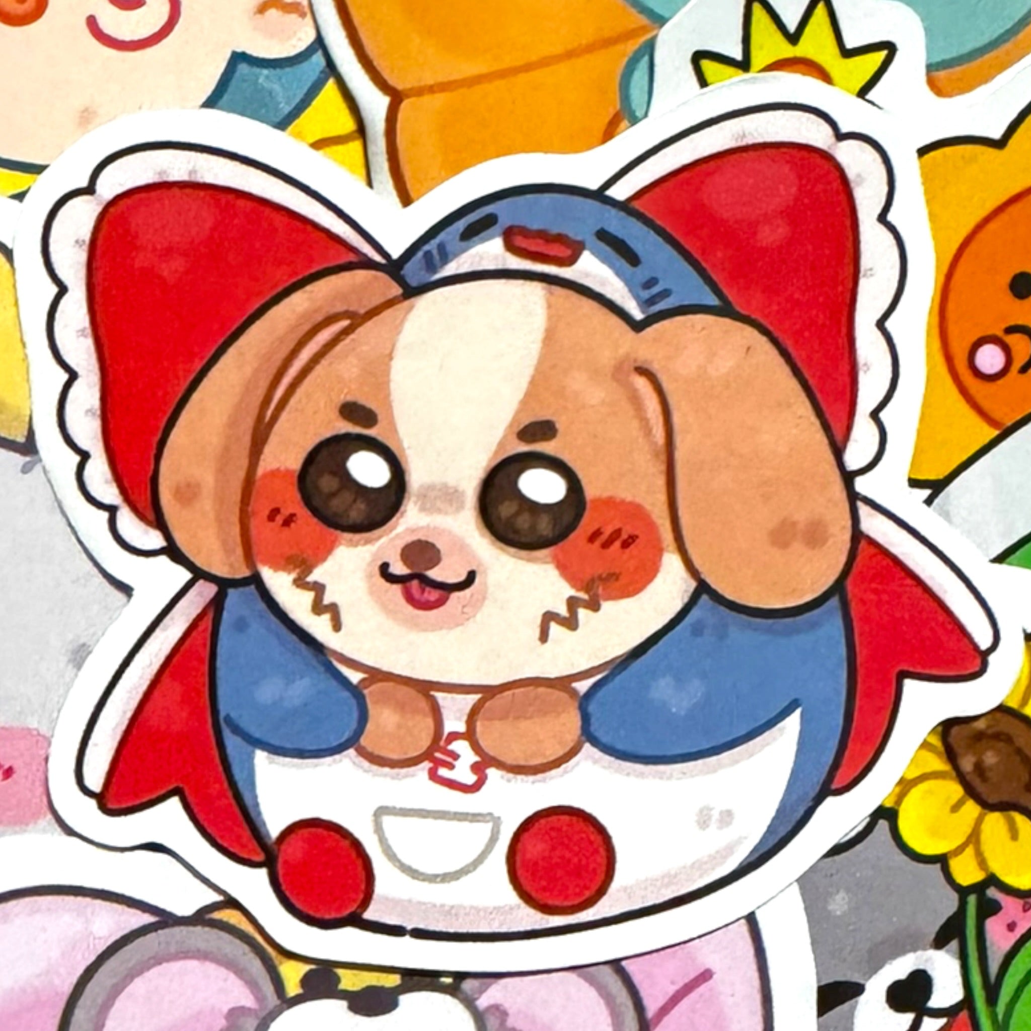 Wesley Bow Sticker 3”