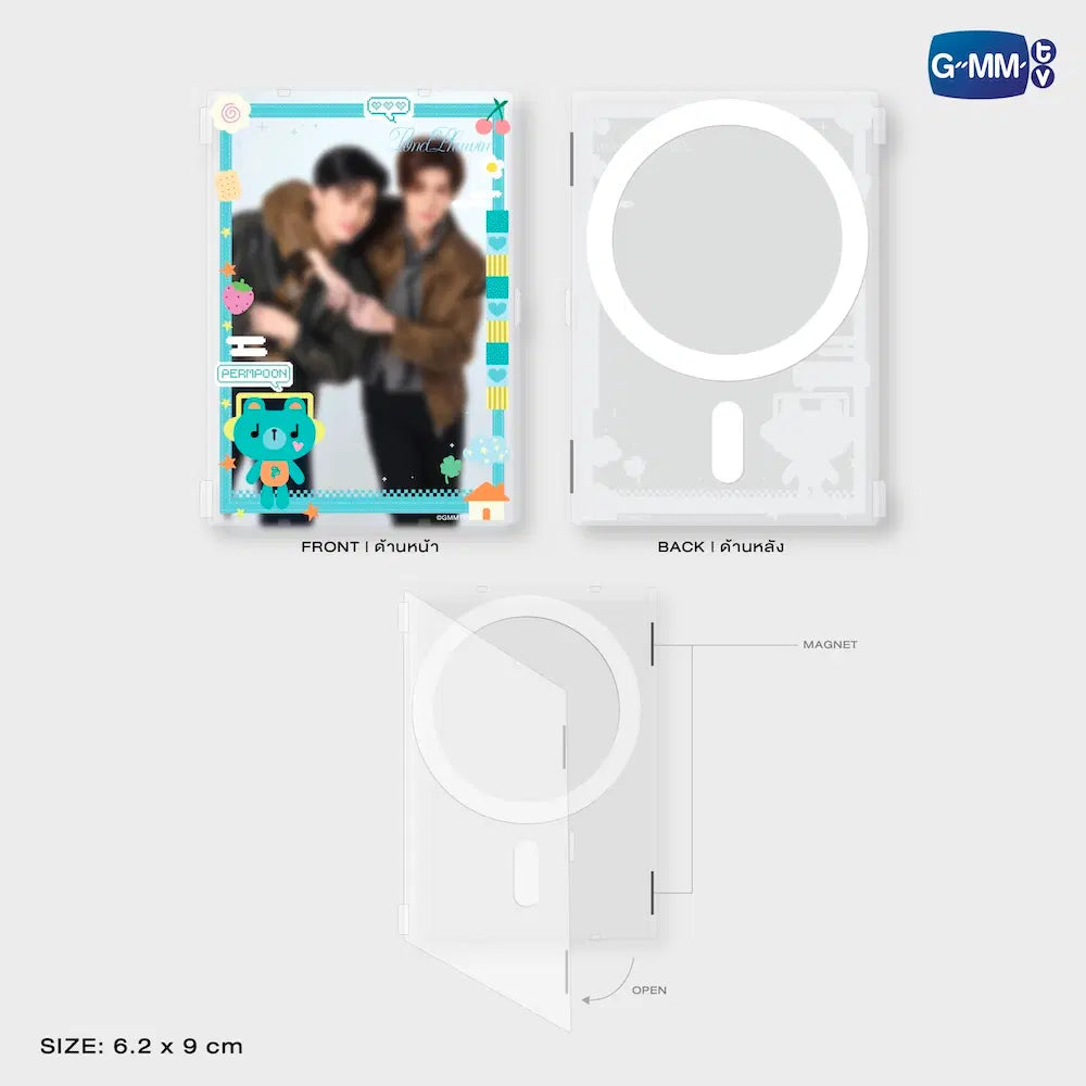 (Preorder) Permpoon Acrylic Magnetic Card Holder with Photocard