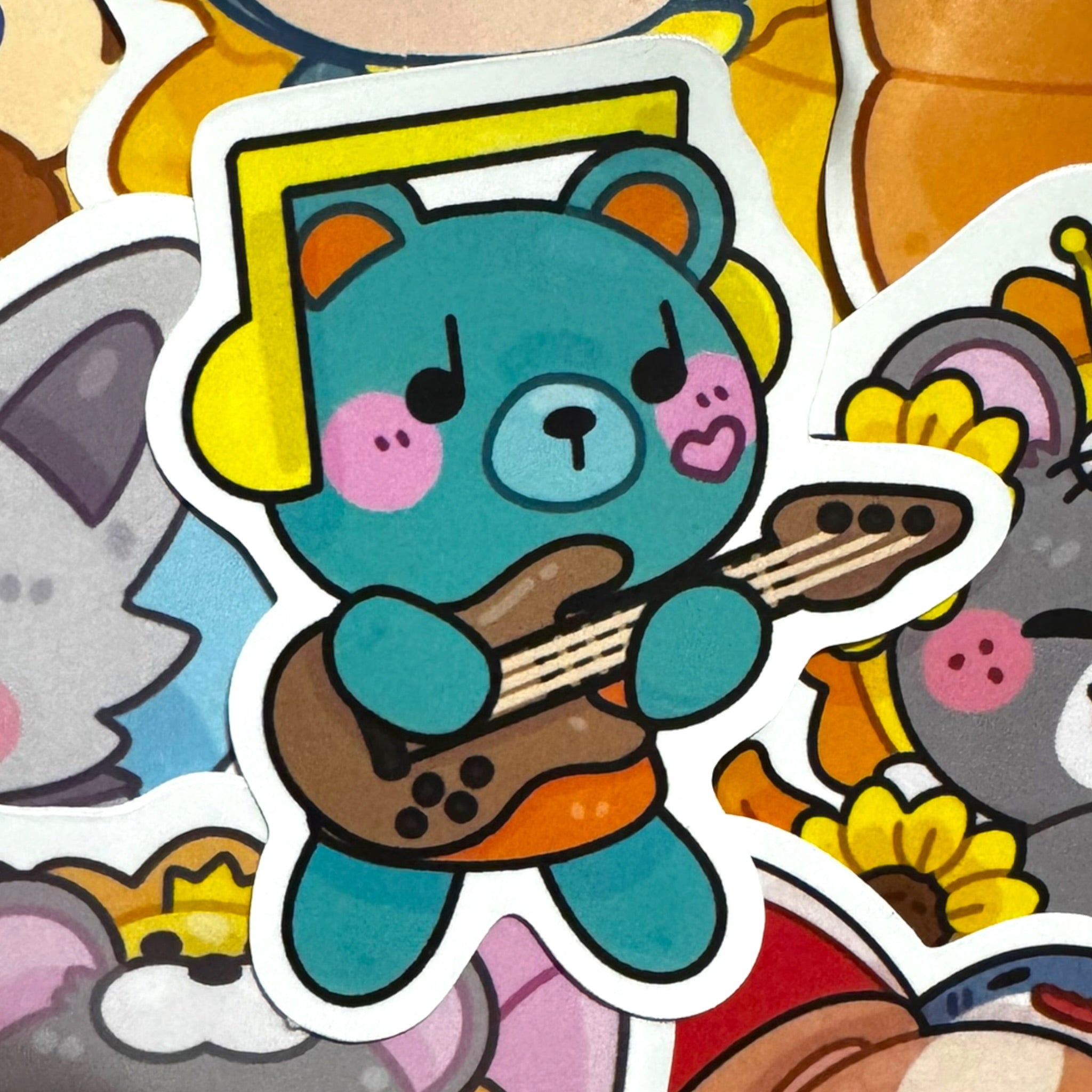 Permpoon Bass Sticker 3”