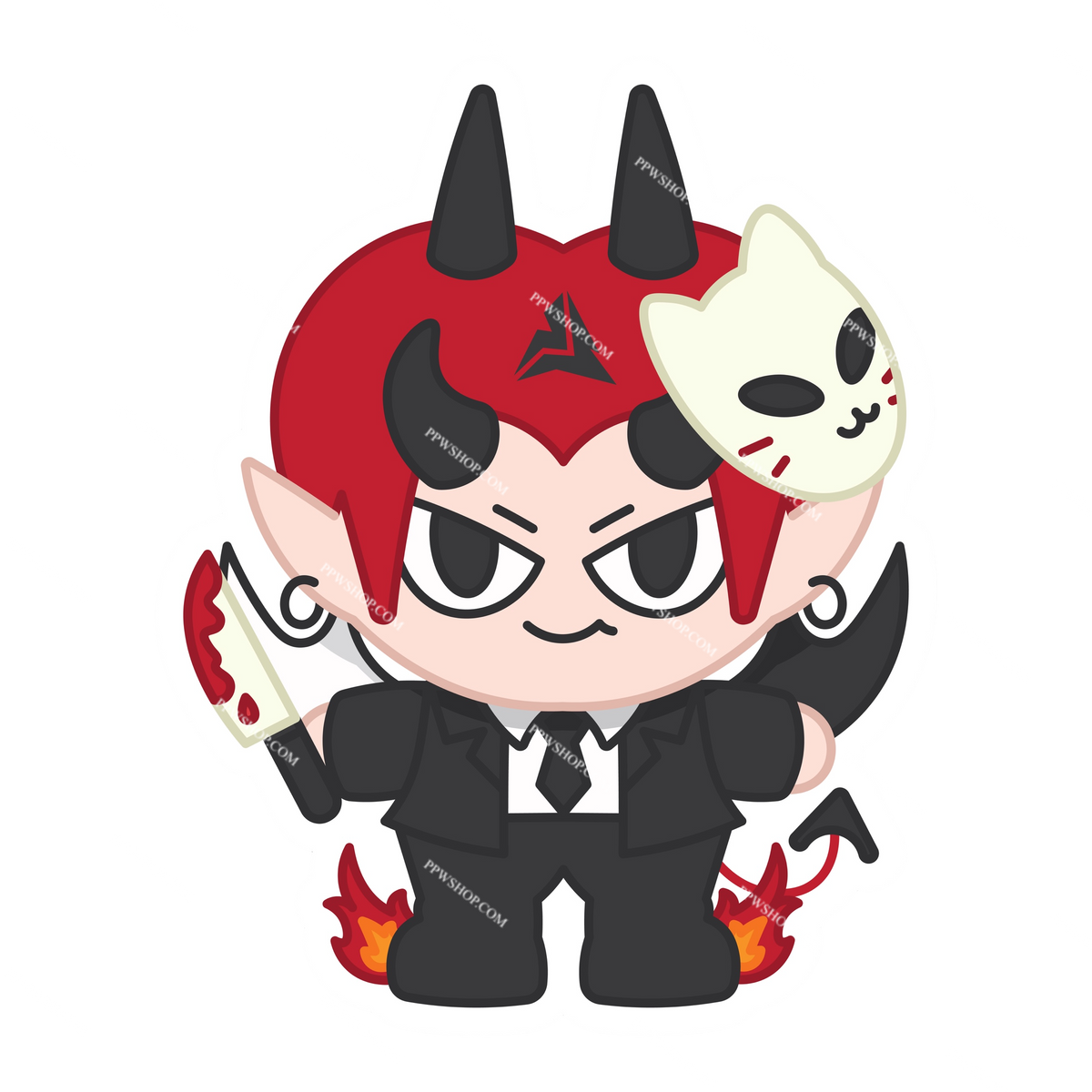 Domiia Halloween Sticker 3”