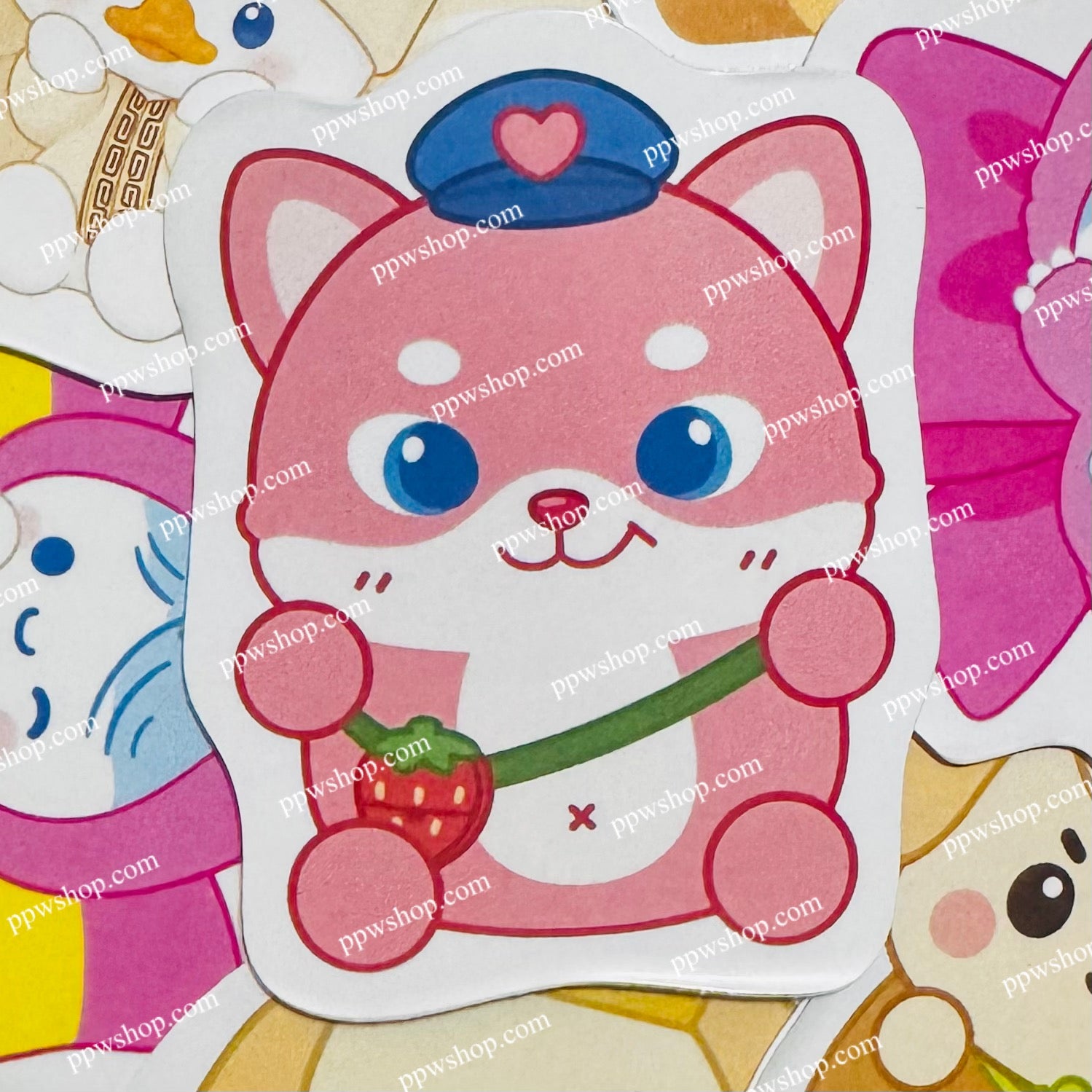 Mr. Toky Sitting Sticker 3”