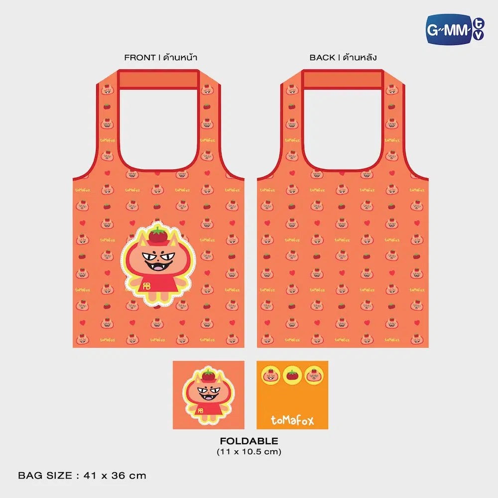 (Preorder) Tomafox Fandom Character Foldable Bag