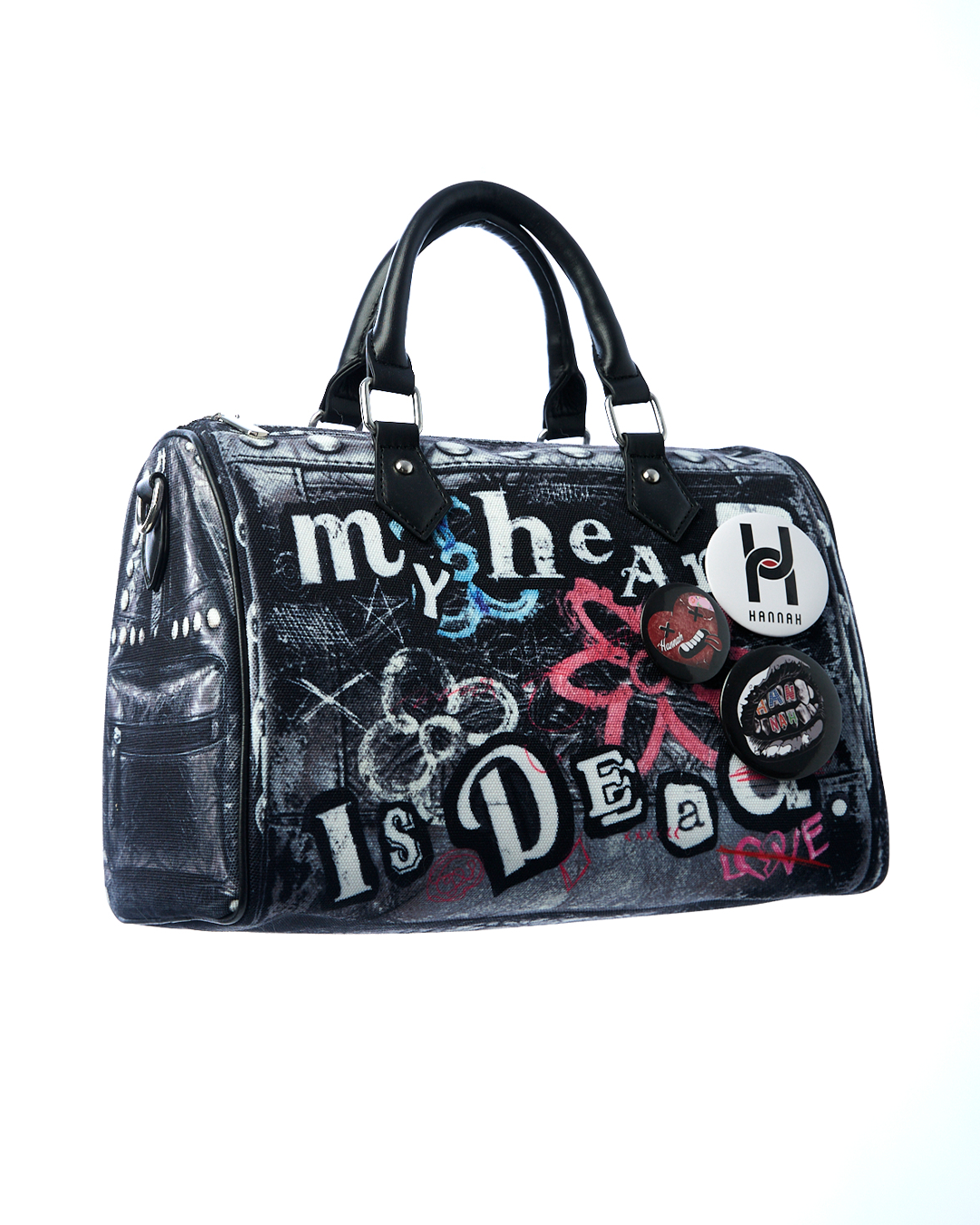 (Preorder) Nani Hannah Boston Bag Fake Printed