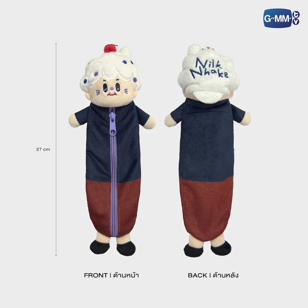 (Preorder) Nilknhake INF26 Character Plush Pencil Case
