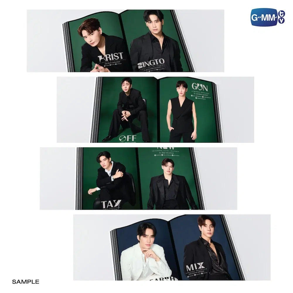 GMMTV Black in Color Notebook
