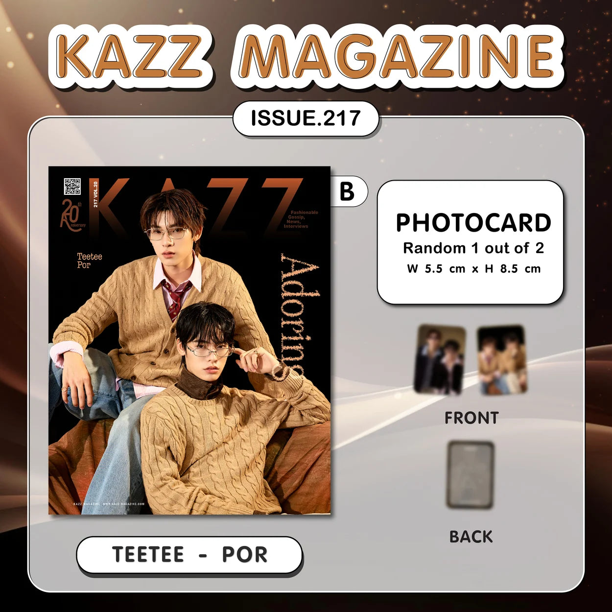 (Preorder) KAZZ 217 Adoring – TeeteePor