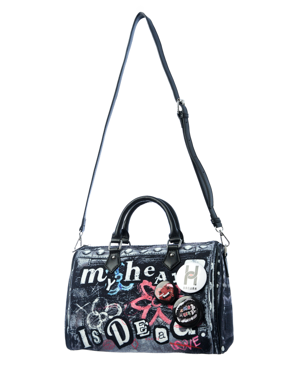(Preorder) Nani Hannah Boston Bag Fake Printed
