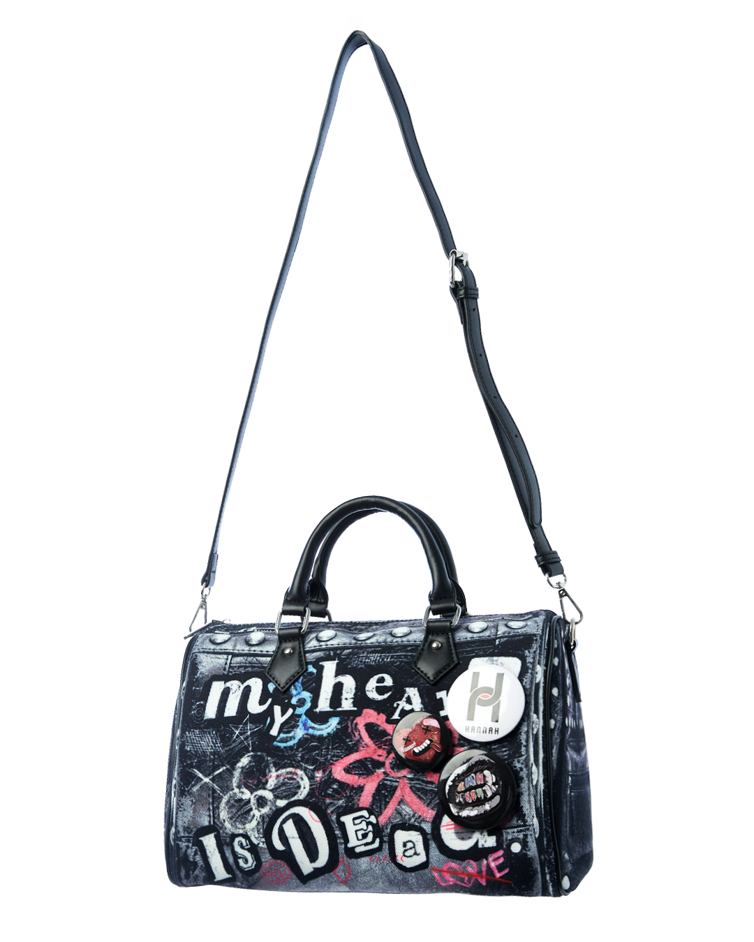 (Preorder) Nani Hannah Boston Bag Fake Printed