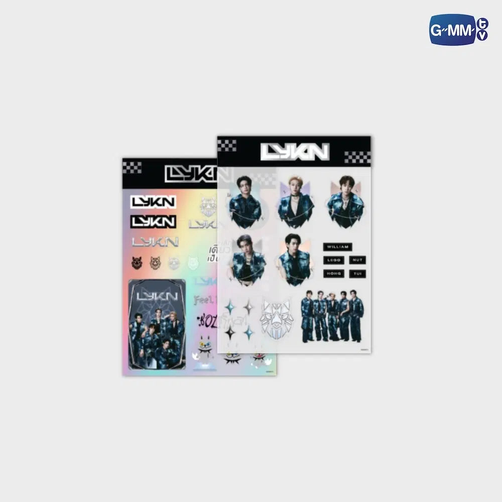 Lykn Riser Sticker Set
