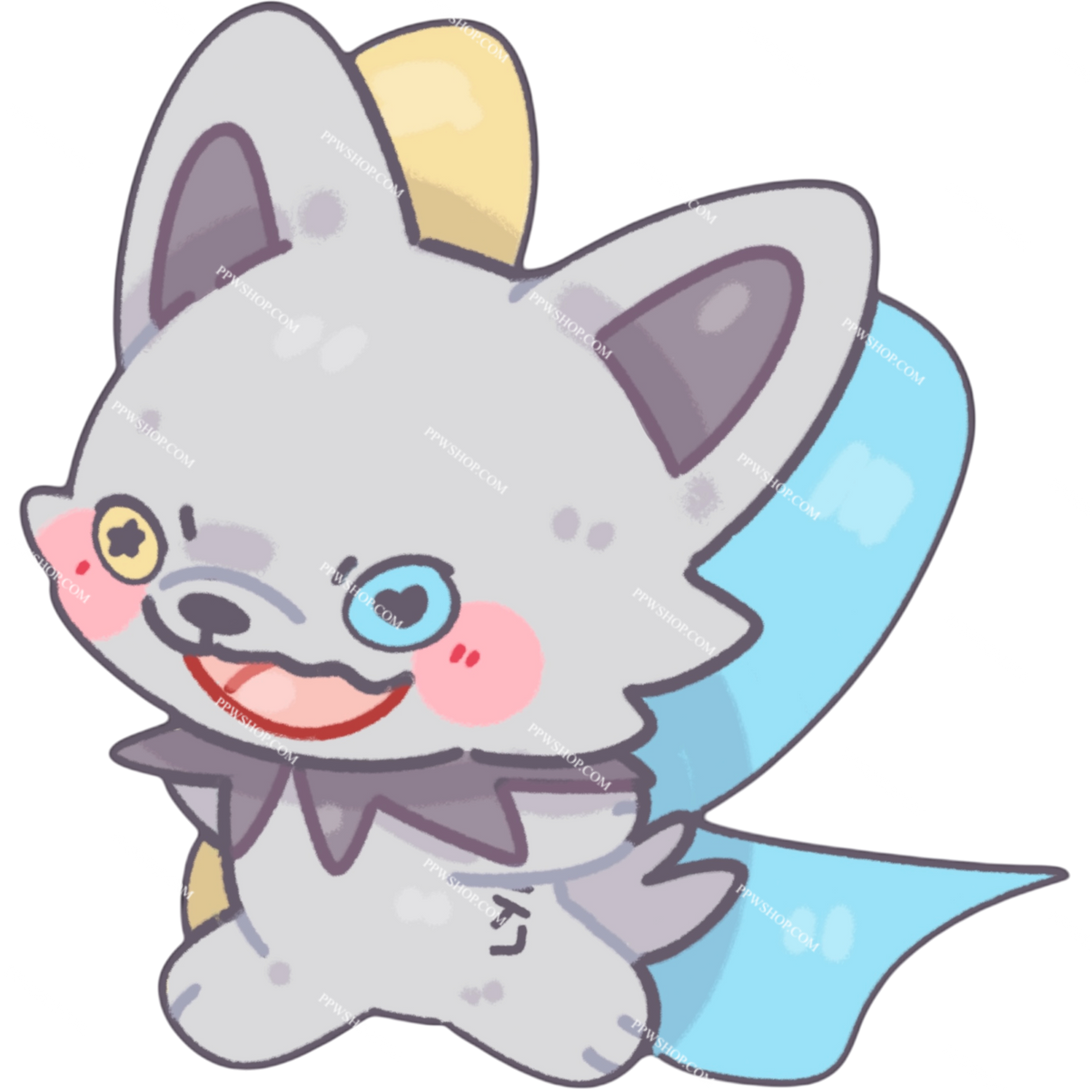 Lykyou Bow Sticker 3”