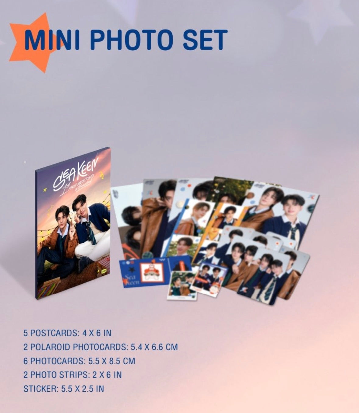 (Preorder) SeaKeen 1st Fanmeeting Photo Set