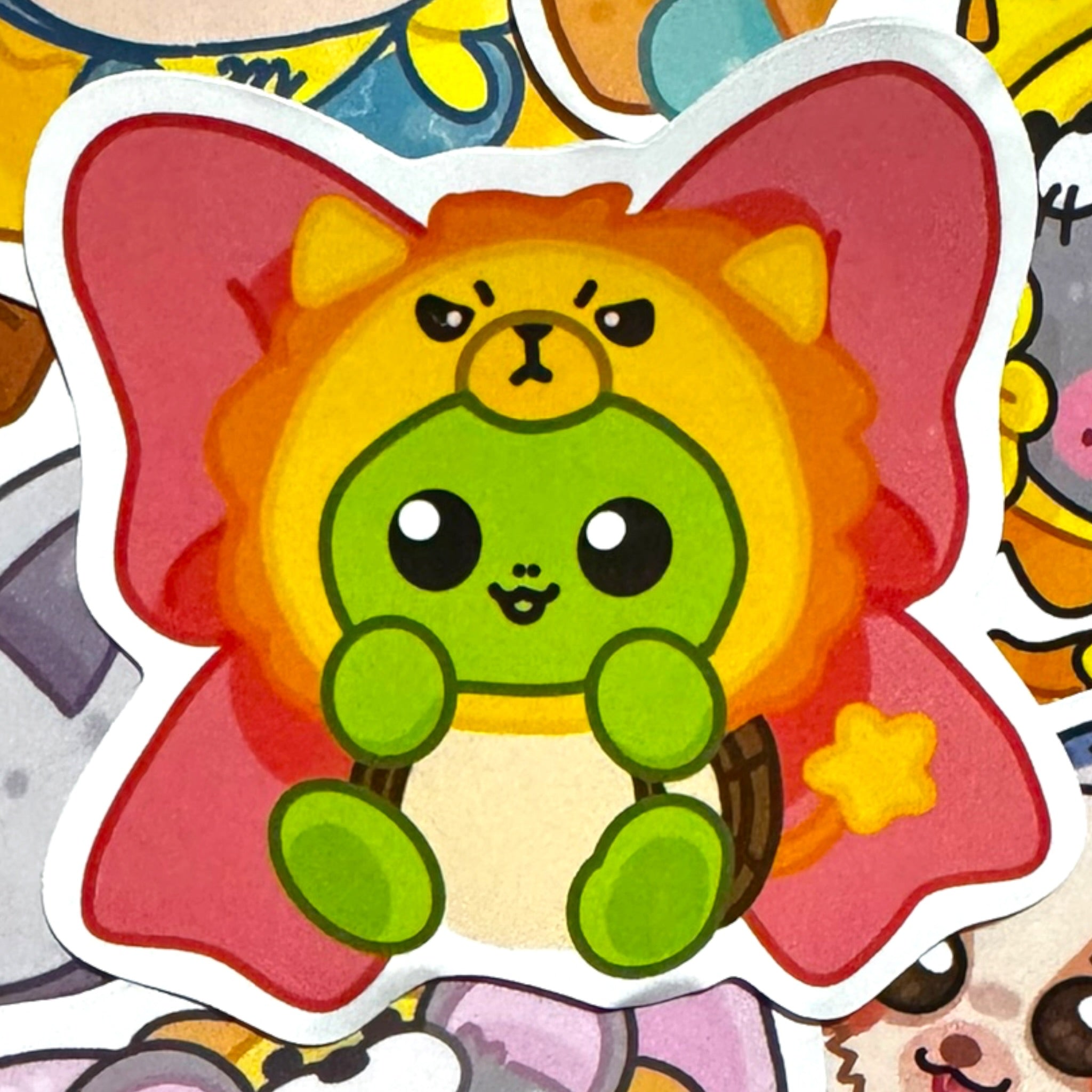 King Man Bow Sticker 3”