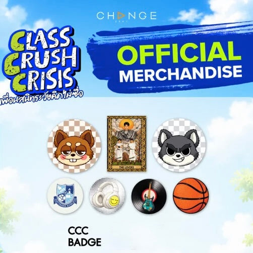 (Preorder) Clash Crush Crisis Badge Set