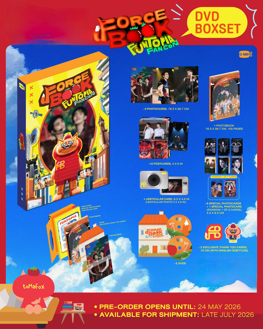 (Preorder) ForceBook Funtopia Fancon DVD Boxset