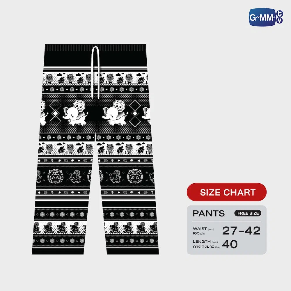 (Awaiting Stock) King Man Fanival 2026 Elephant Buddy Pants
