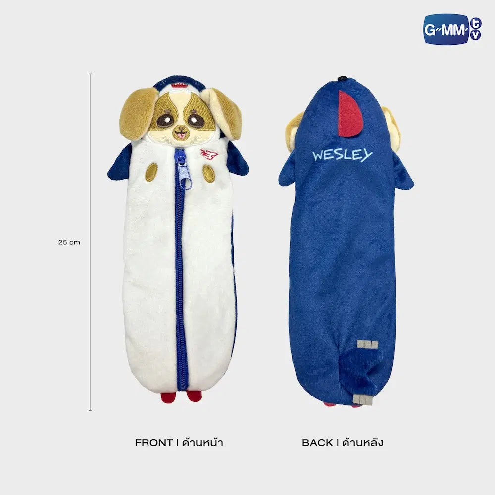 (Preorder) Wesley INF26 Character Plush Pencil Case