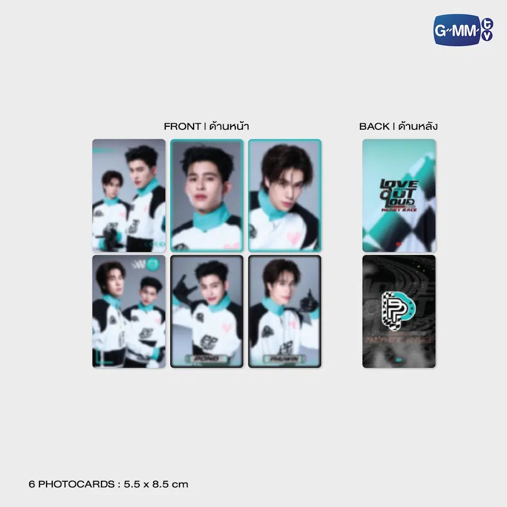 (Awaiting Stock) PondPhuwin LOL 2026 Heart Race Photo Set