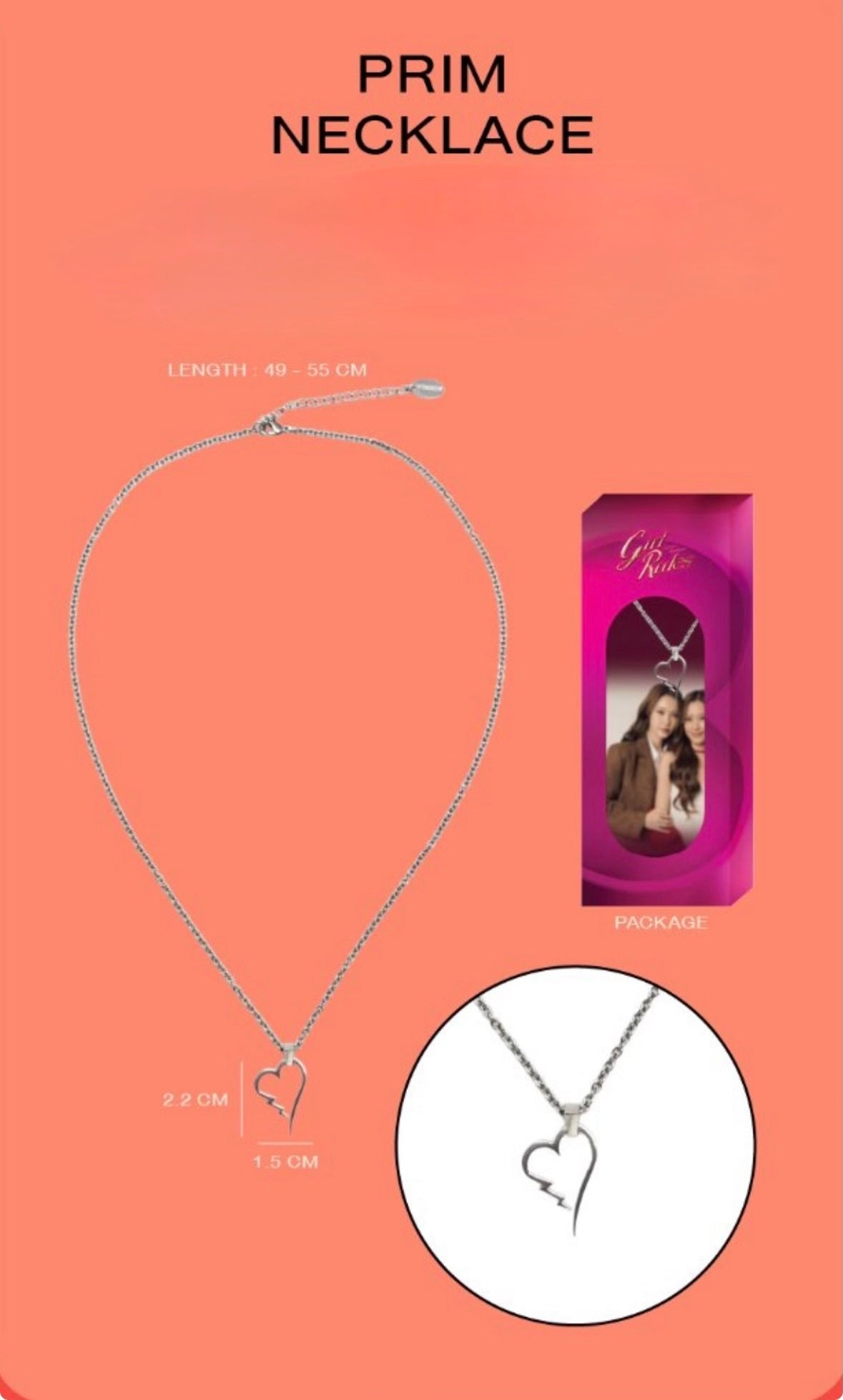 (Preorder) Girls Rule Prim Necklace