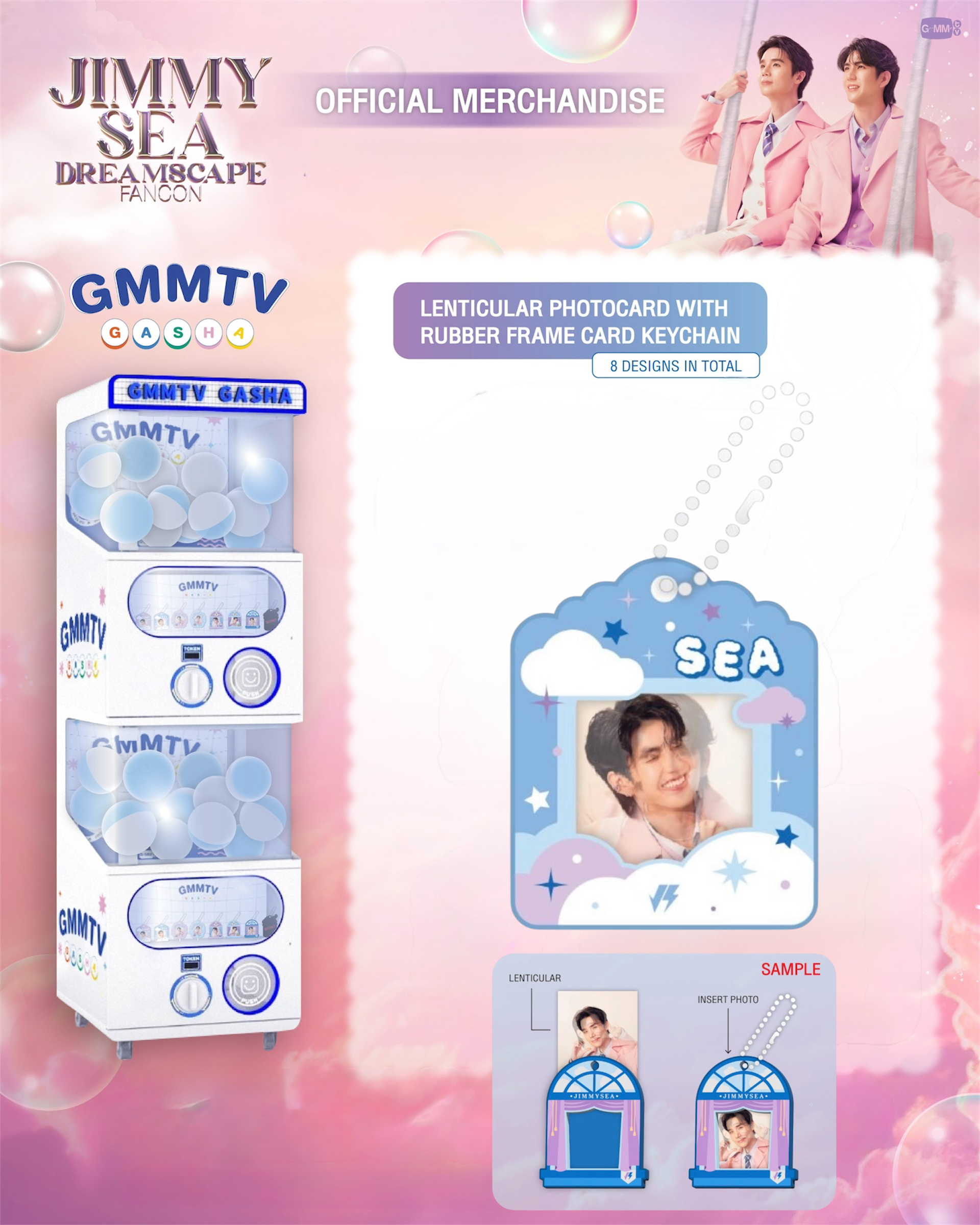 Sea Dreamscape Fancon Gasha Keychain