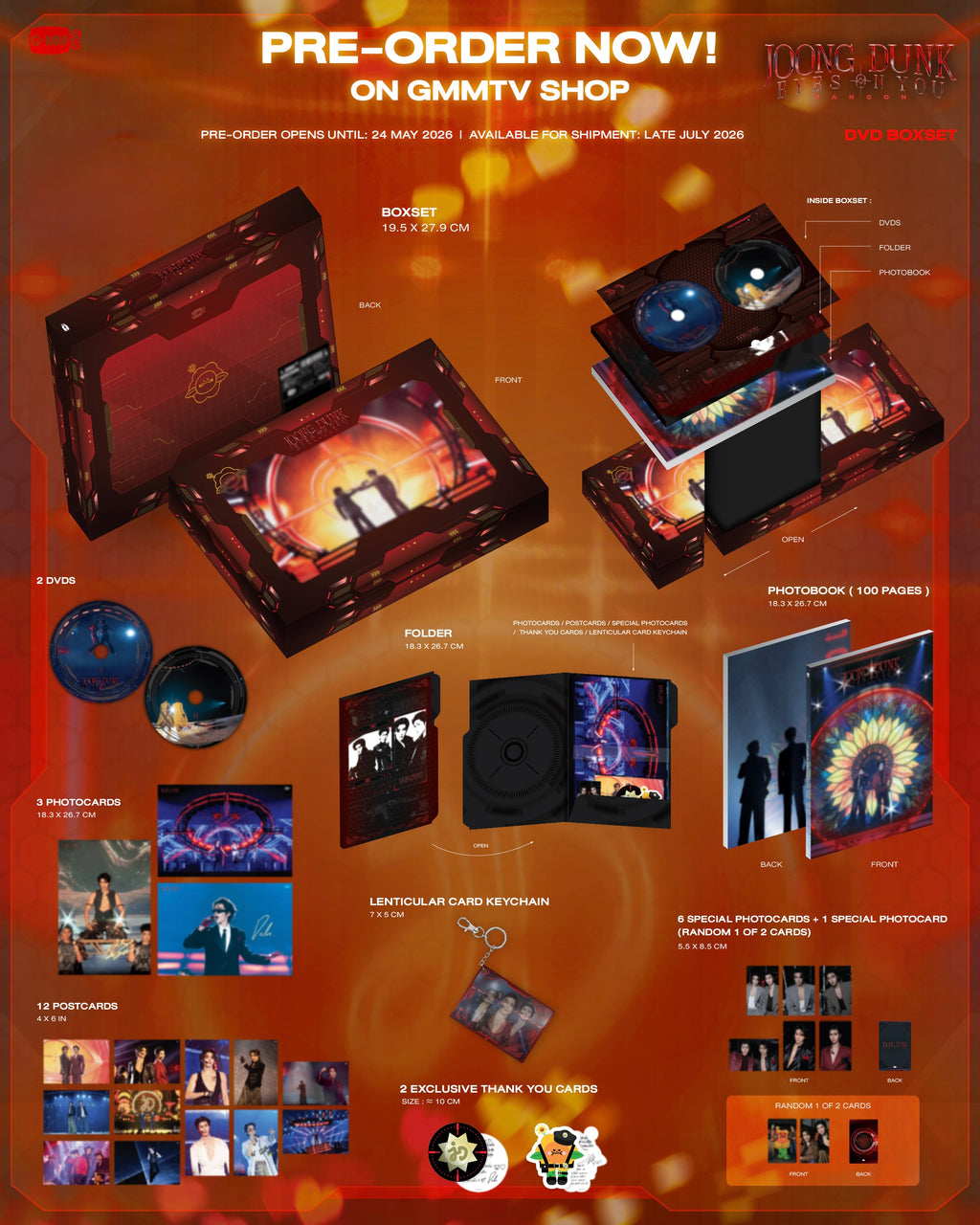 (Preorder) JoongDunk Eyes on You Fancon DVD Boxset
