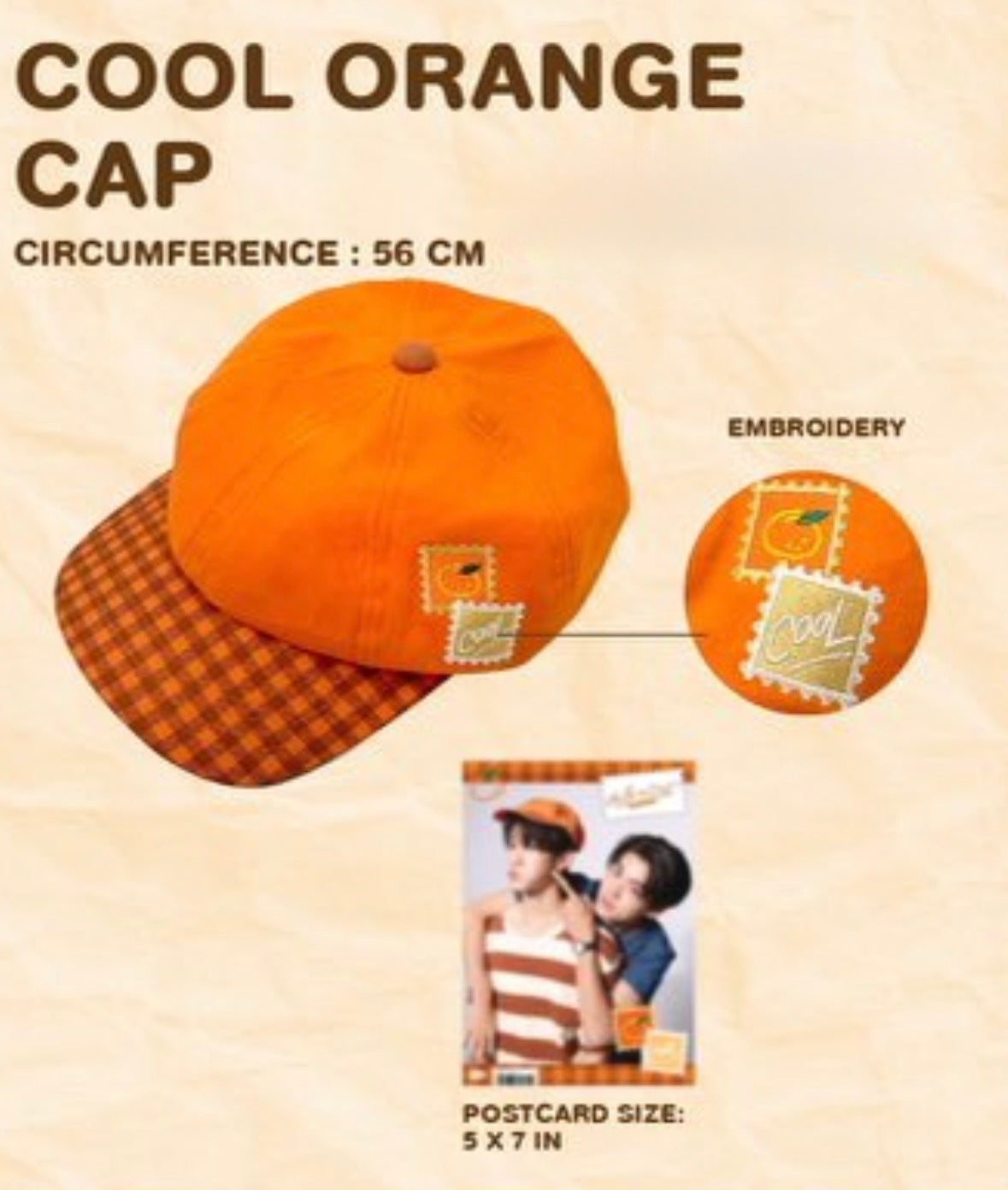 (Preorder) Cool Orange Hat