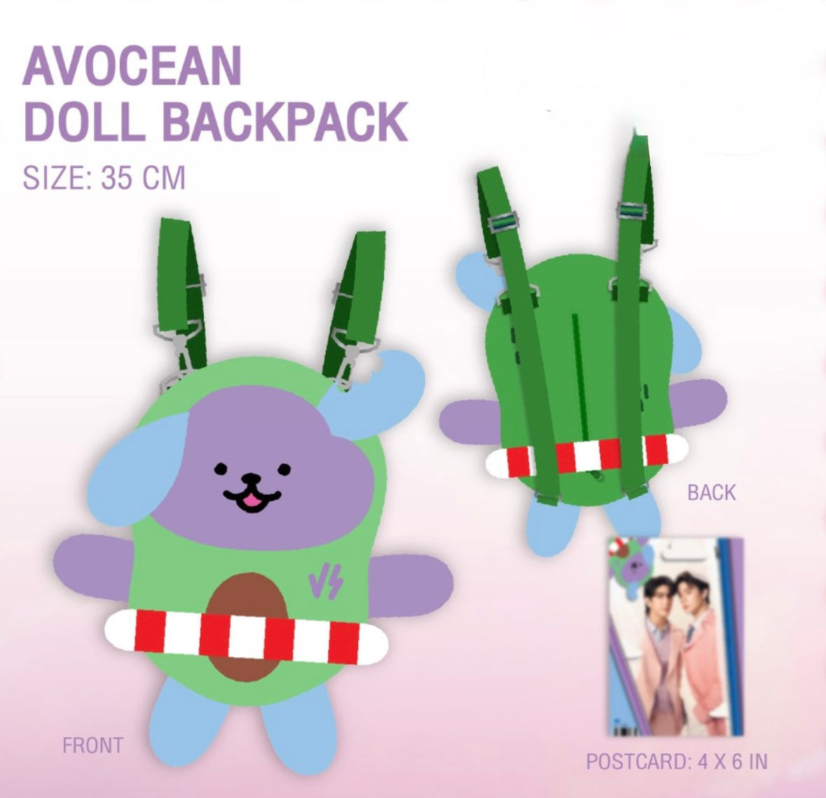 (Preorder) Avocean Doll Backpack