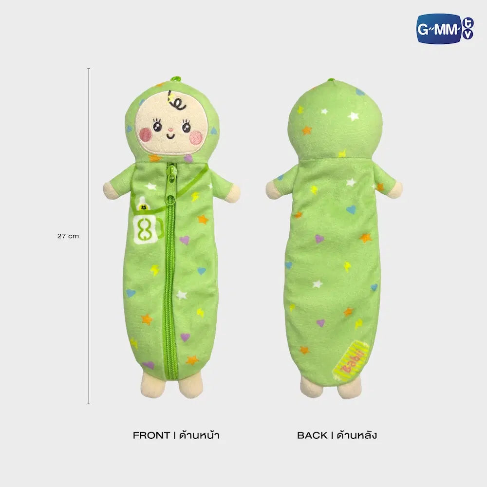 (Preorder) Babii INF26 Character Plush Pencil Case