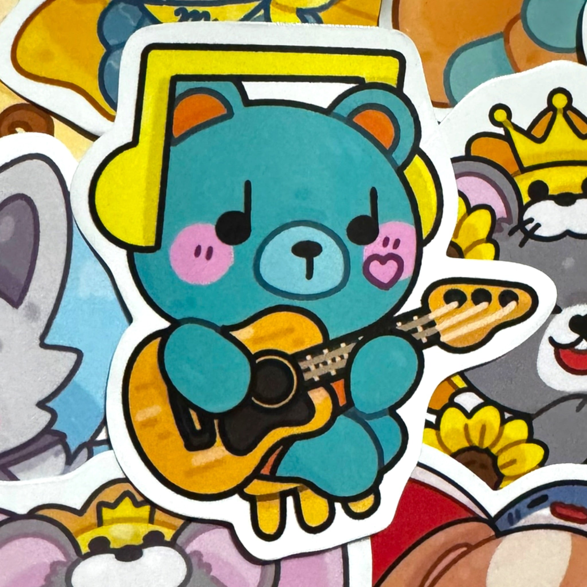 Permpoon Guitar Sticker 3”