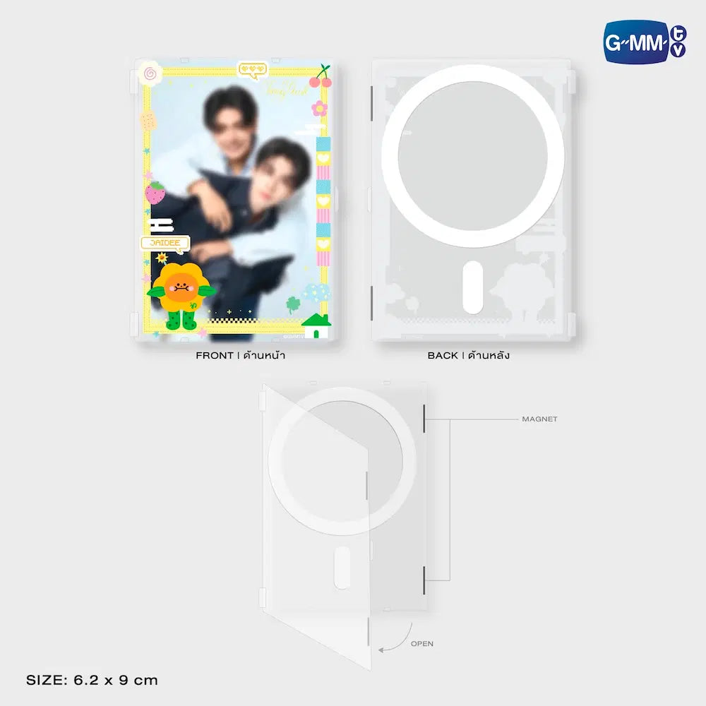 JoongDunk Acrylic Magnetic Card Holder with Photocard