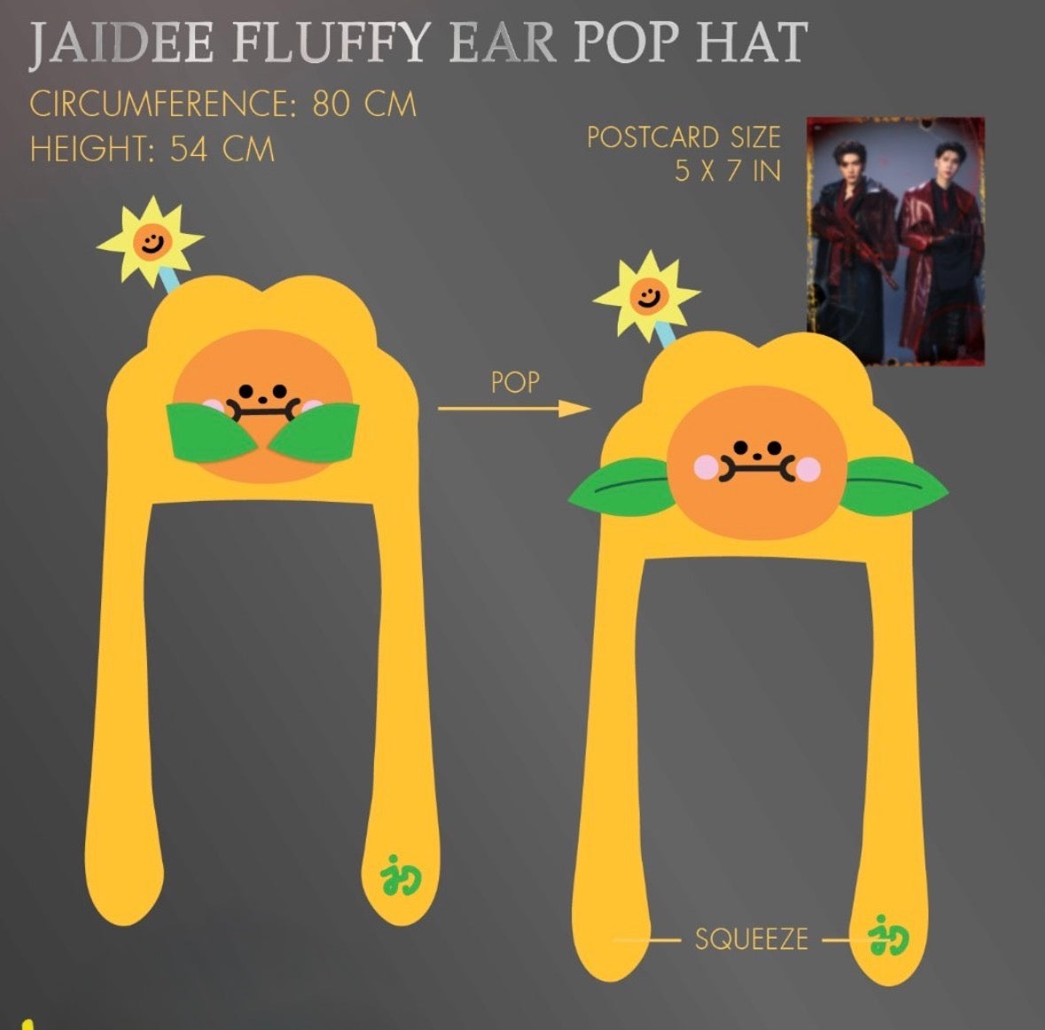 Jaidee Fluffy Ear Pop Hat