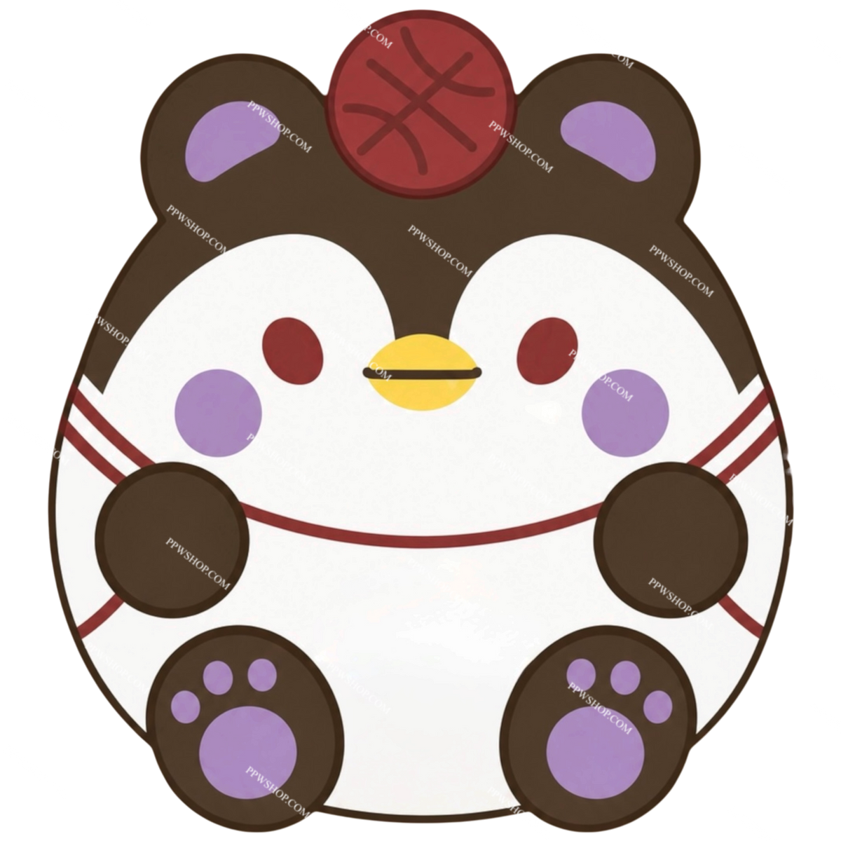 Guinzly Sitting Sticker 3”