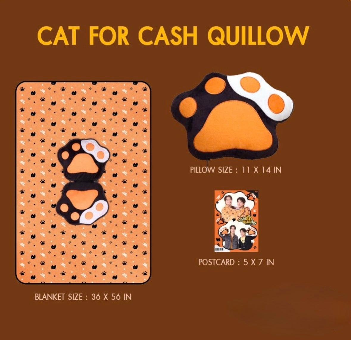 (Preorder) Cat For Cash Quillow