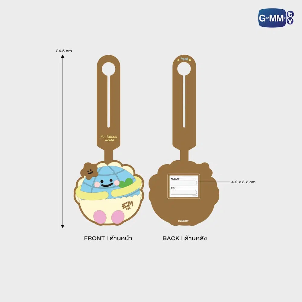(Preorder) Baby Mr. Saturnworld INF26 Character Rubber Tag