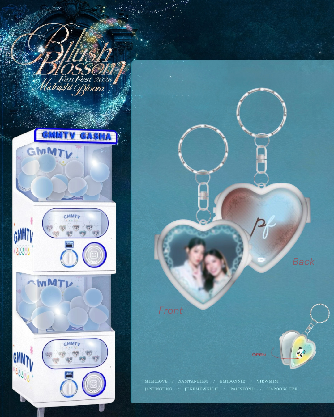 PahnFond Blush Blossom 26 Gasha Keychain