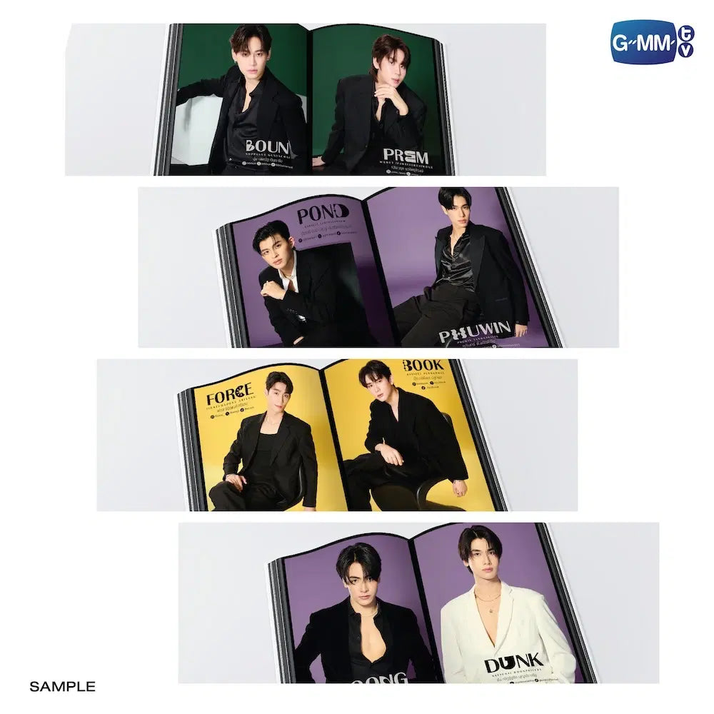 GMMTV Black in Color Notebook