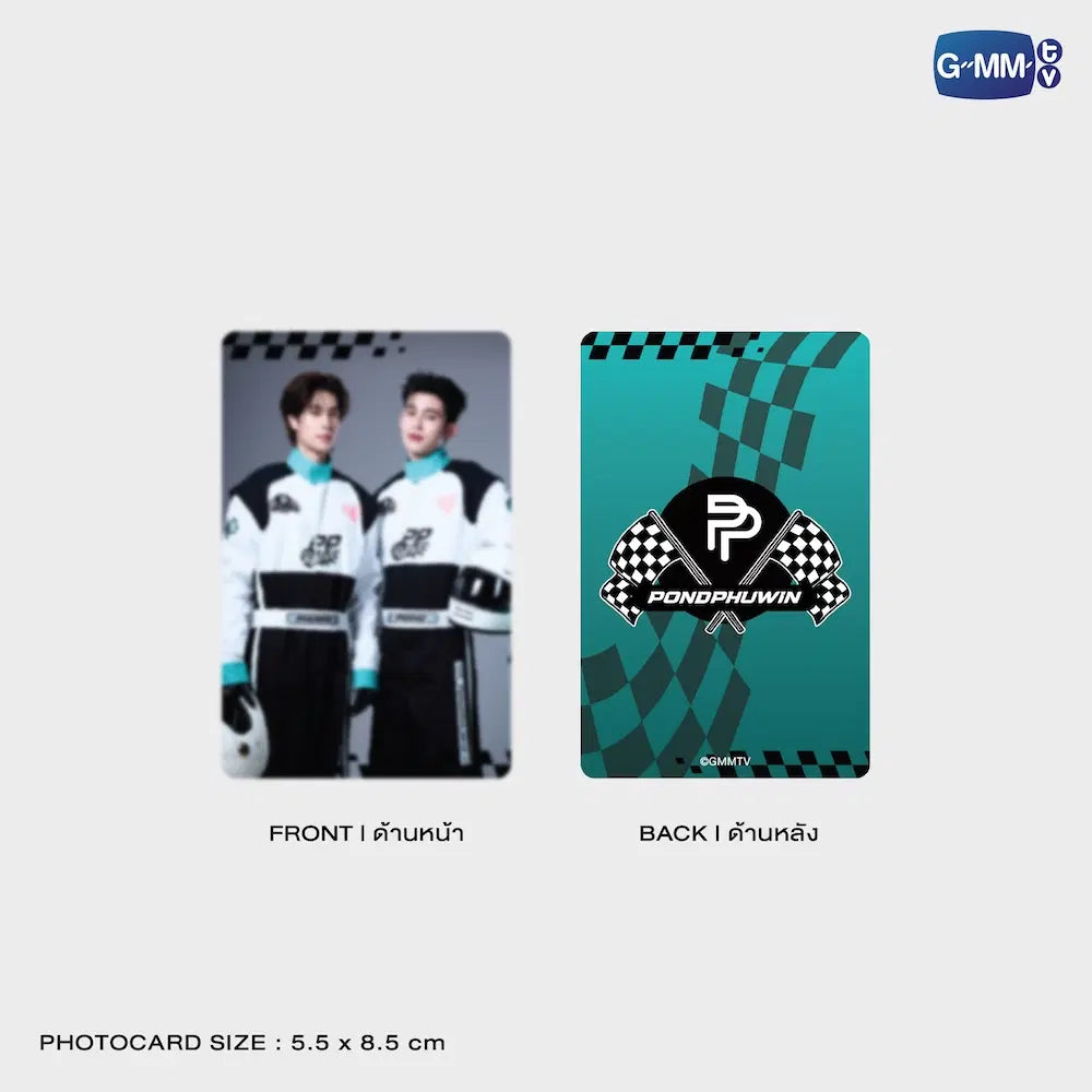 (Awaiting Stock) PondPhuwin LOL 2026 Heart Race Luggage Tag