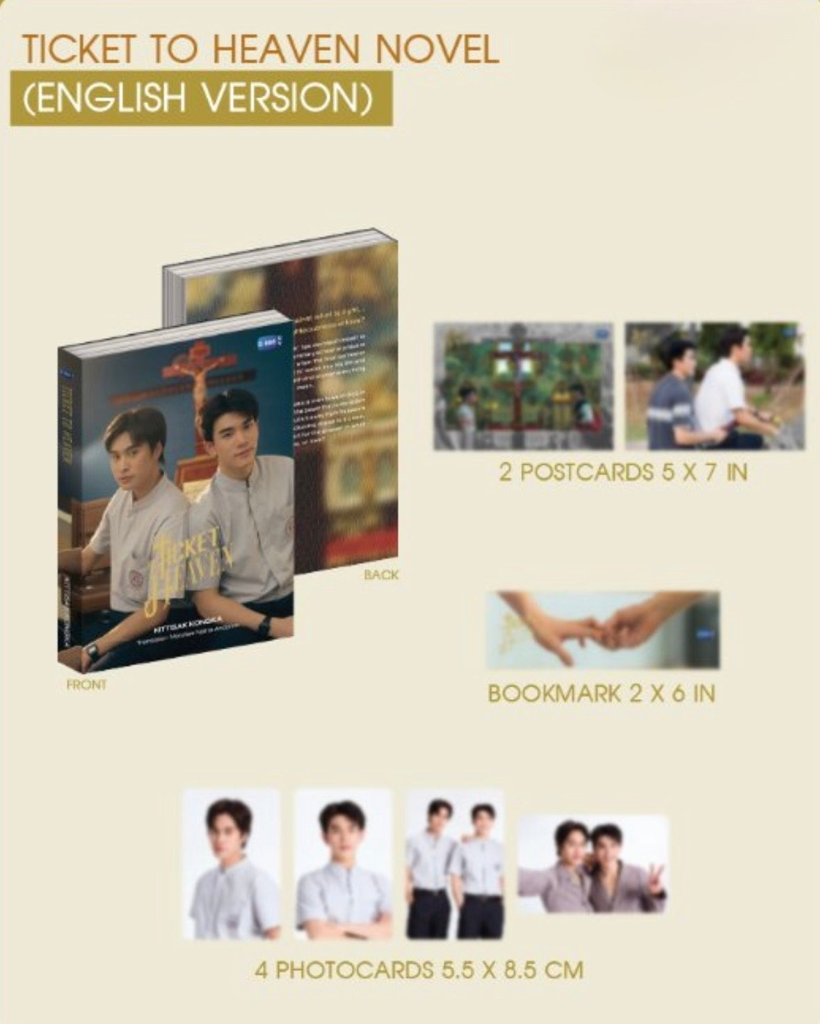 (Preorder) Ticket to Heaven Novel English Ver 1