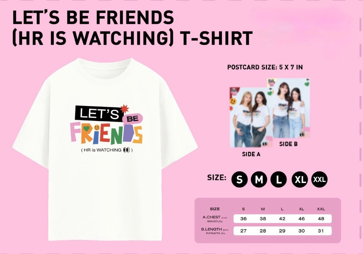 (Preorder) Friend with Benefits Let’s Be Friends Tshirt
