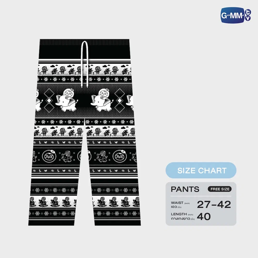 (Awaiting Stock) Samruay Fanival 2026 Elephant Buddy Pants
