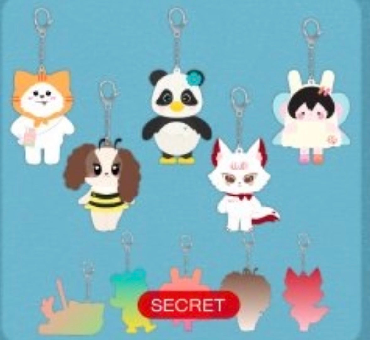 (Preorder) Blush Blossom Random Doll Keychain