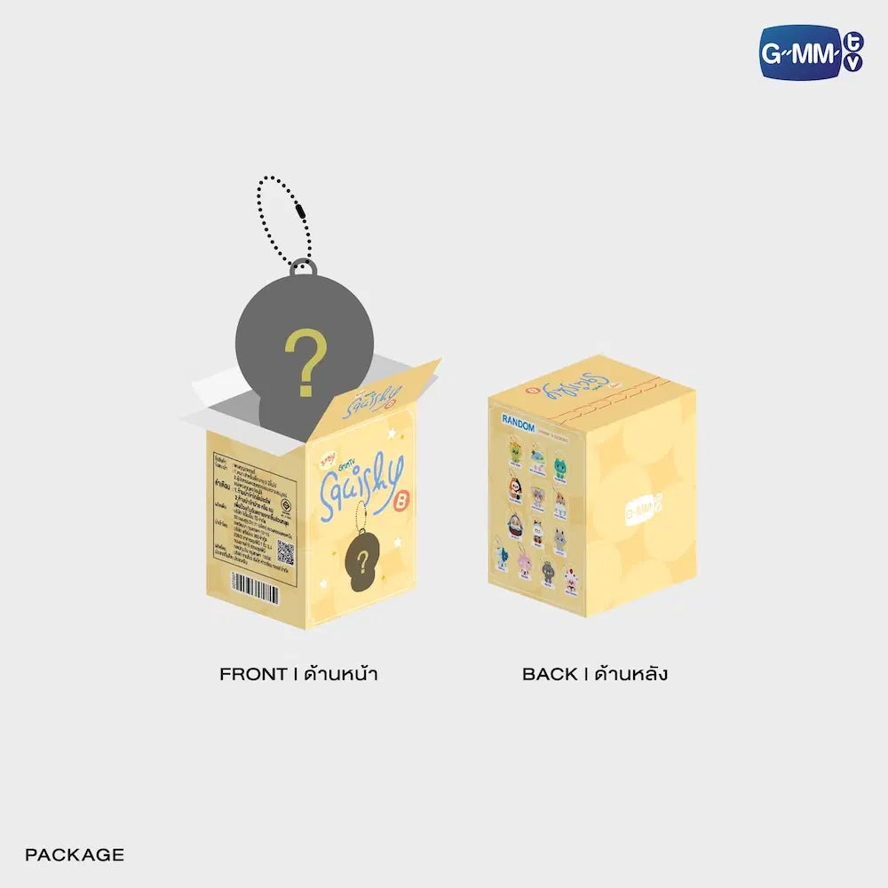 (Preorder) Fandom Character Baby Squishy Random Keychain Box B