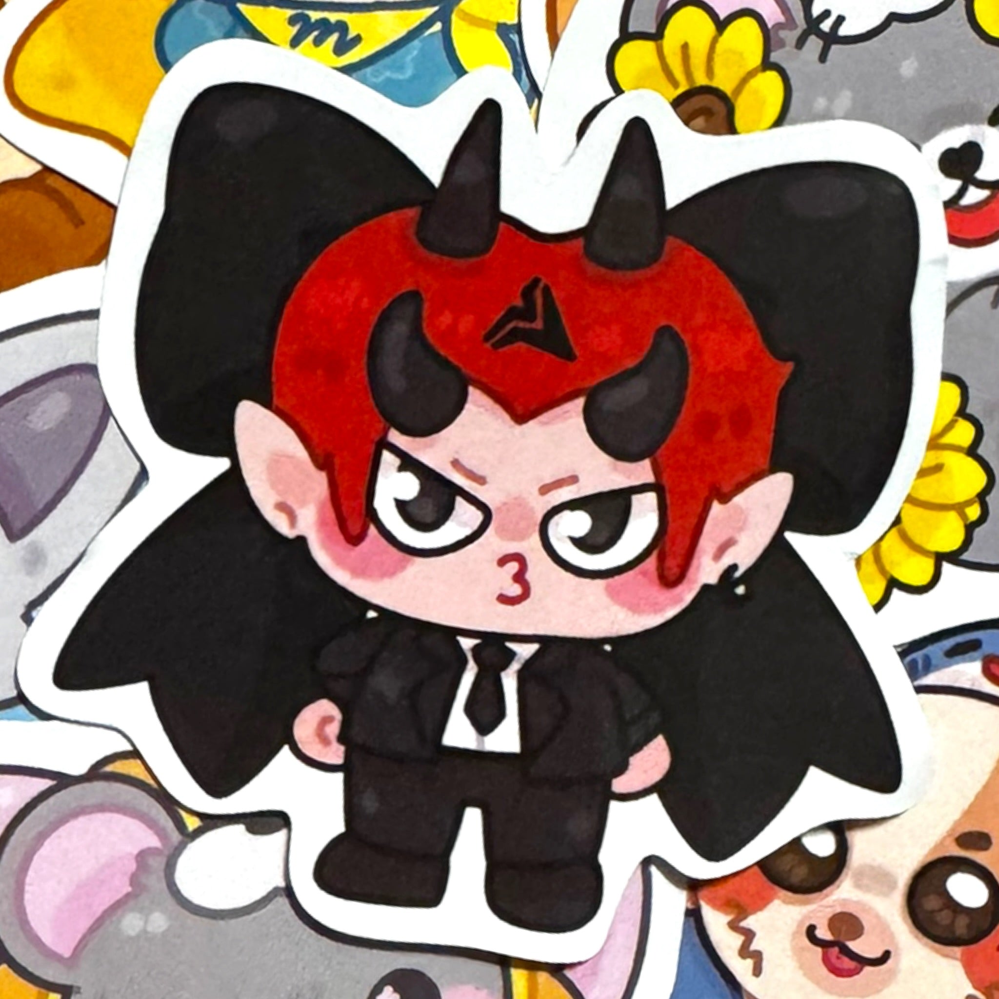 Domiia Bow Sticker 3”
