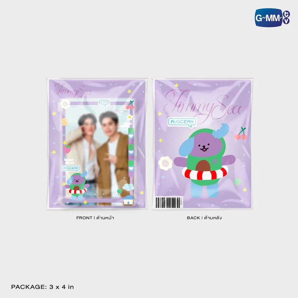 JimmySea Acrylic Magnetic Card Holder with Photocard